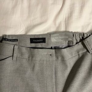 Talbots High-Waist Tailored Ankle Pants 18w